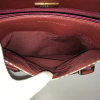 BURBERRY Tote Bag Handbag Nova Check PVC coated canvas Brown Women Used 1184-2401E 100% authentic