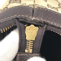 100% authentische Gucci Gg Canvas Old Gucci 141471 Tasche verwendet 1199-3m82