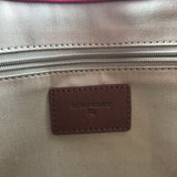 Burberry Canvas Nova Check-Tasche verwendet 1248-3E82 100% authentisch *l