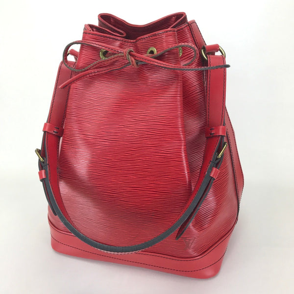 LOUIS VUITTON Shoulder Bag Bag Purse Shoulder Bag Epi Noe Epi Leather M44007 Red Women Used Authentic