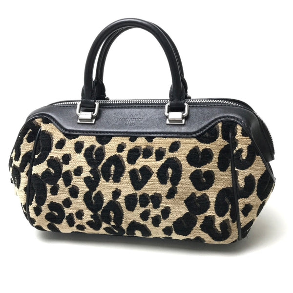 LOUIS VUITTON Handbag bag ladies bag Leopard Baby leather M94257 beige Women Used Authentic