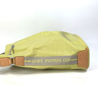 LOUIS VUITTON Shoulder Bag Drawstring type Crossbody Damier Jean volunteer Damier Jean Canvas M80635 yellow mens Used Authentic