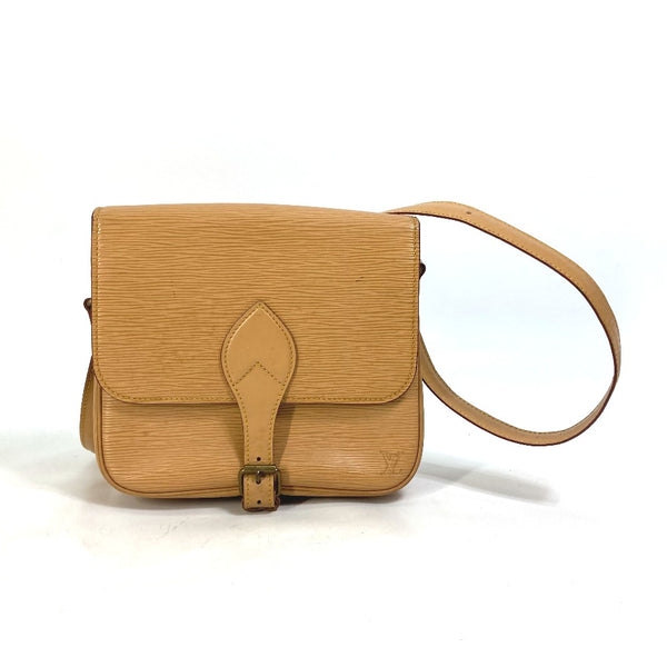 LOUIS VUITTON Shoulder Bag Bag Pochette Crossbody Epi Saint-Cloud Epi Leather M52196 beige Women Used Authentic