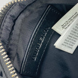 BURBERRY body bag Crossbody waist bag Shoulder Bag logo Nylon 8014519 black mens Used 100% authentic