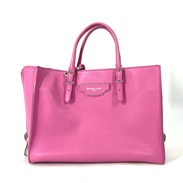BALENCIAGA Shoulder Bag Handbag Bag Crossbody The Paper Mini 2way leather 399531 pink Women Used Authentic