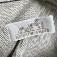 HERMES Pouch bag multi business bag Foolby 25 Towal chevron Beige Women Used Authentic