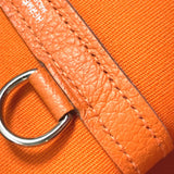 HERMES Tote Bag Bag Shoulder Bag Shoulder Bag Garden Zip PM Towar Officier Orange Women Used Authentic