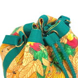 HERMES Shoulder Bag bag one belt shoulder bag vintage Bird pattern purse canvas green Women Used Authentic