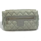 CHANEL Pouch bag clutch bag Cococoon Bag accessory Nylon A48615 Green system Women Used Authentic