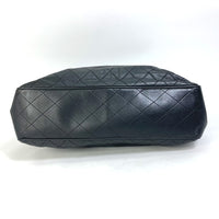 CHANEL Shoulder Bag Tote Bag Shoulder bag Quilting Matelasse WChain leather black Women Used Authentic