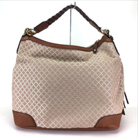 GUCCI Shoulder Bag Bag Semi Shoulder Bag Diamante Handbag Canvas / leather 282338 beige Women Used Authentic