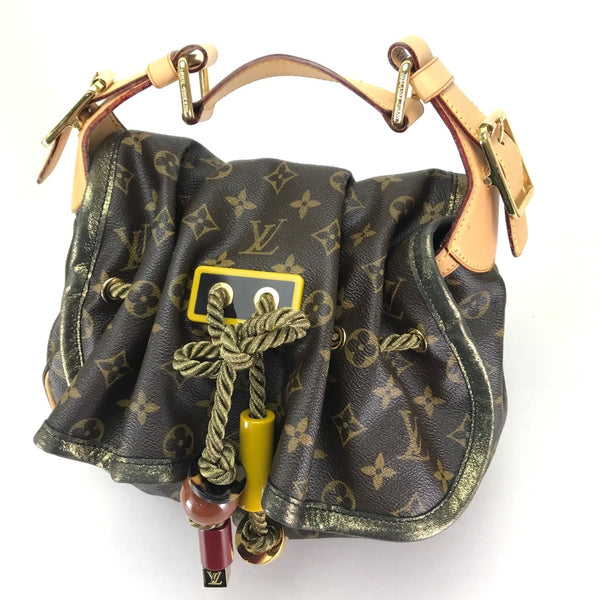 LOUIS VUITTON Handbag Bag Shoulder Bag Monogram Kalahari PM Monogram canvas M97016 Brown Women Used Authentic