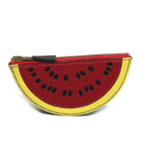 HERMES Coin case Coin Pocket accessory case watermelon leather red x yellow x green unisex(Unisex) Used Authentic