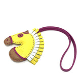 HERMES Bag charm bag strap cheval Gigi Camaille sylvest/horse/zebra Anyo Miro yellow Women Used Authentic