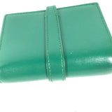 GUCCI Folded wallet Compact wallet Jackie 1961 leather 645536 green Women Used Authentic