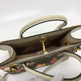 GUCCI Handbag 2WAY bag GG Repom GG Supreme Canvas 659983 beige Women Used Authentic