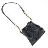 CHANEL Shoulder Bag bag shoulder bag one belt CCCOCO Mark purse Patent leather black Women Used Authentic