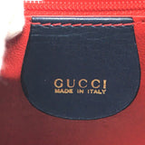 GUCCI Handbag Bag 2WAY Old Gucci vintage Ready lock leather 000.110.0211 Navy Women Used Authentic
