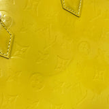 LOUIS VUITTON Handbag Bag Tote Bag Monogram Vernis Alma PM Monogram Vernis M91615 Yellow-green system Women Used Authentic