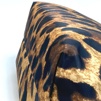 Salvatore Ferragamo Tote Bag Bag Gancini Leopard Leopard Pattern Nylon / leather Brown x black Women Used Authentic