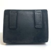 Salvatore Ferragamo Shoulder Bag bag mini pochette Vala Ribbon suede AQ213202 black Women Used Authentic