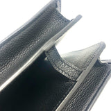 BURBERRY Handbag bag small title bag Square type Handbag leather black unisex(Unisex) Used Authentic