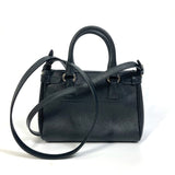 Salvatore Ferragamo Shoulder Bag Bag 2WAY Gancini mini leather 21E235 black Women Used Authentic