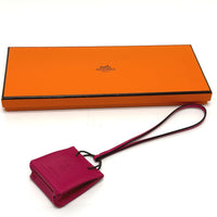 HERMES Bag charm bags bag accessories sack orange Anyo Miro purple Women Used Authentic