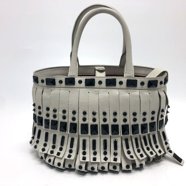 PRADA Prada tote bag handbag mini black nylon leather number lock dial  ladies USED | eLADY Globazone