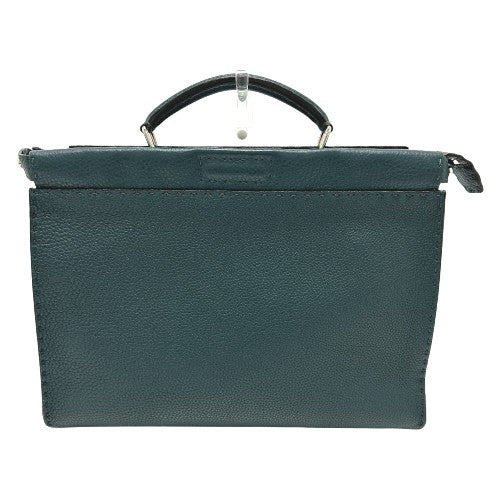 FENDI Business bag Business bag Selleria Monster Iconic Peek-a-boo fit leather 7VA406 Blue unisex(Unisex) Used Authentic