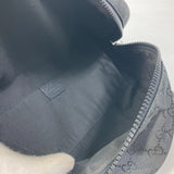 GUCCI Waist bag Cross body bag GG Belt bag Shoulder Bag Nylon 449182 black mens Used Authentic