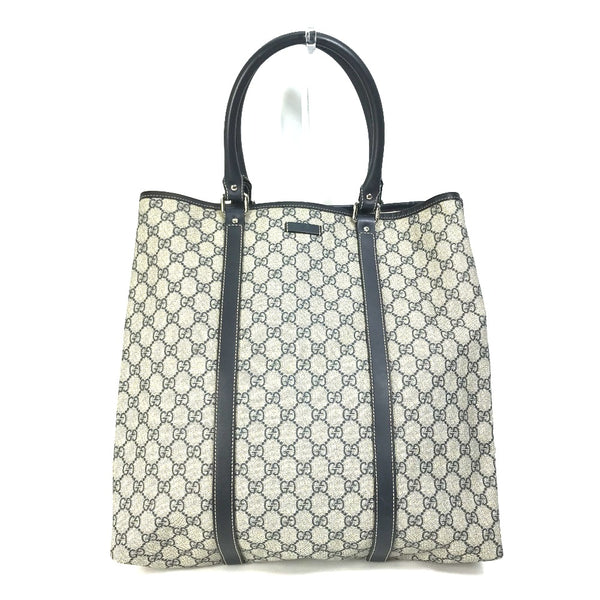GUCCI Tote Bag Bag GG GG Supreme Canvas 223668 Navy mens Used Authentic