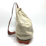 HERMES Shoulder Bag bag one belt cavalier locaval canvas beige unisex(Unisex) Used Authentic