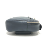 LOUIS VUITTON body bag Bum bag Taurillon Clemence Leather M94473 Navy mens Used Authentic