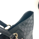 GUCCI Tote Bag shoulder bag GG Nylon / leather 353702 black Women Used Authentic