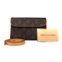 Louis Vuitton Monogramm Leinwand Pochette Florentin M51855 Taillenbeutel verwendet 1239-3E31 100% authentisch *l