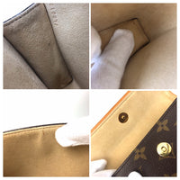 Louis Vuitton Monogramm Leinwand Pochette Florentin M51855 Taillenbeutel verwendet 1239-3E31 100% authentisch *l