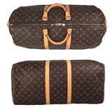 100% authentische Louis Vuitton Monogramm Canvas Keepall 55 M41424 Reisetasche verwendet 1207-3m66