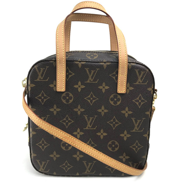 LOUIS VUITTON Handbag Shoulder Bag Crossbody Monogram Spontini Monogram canvas M47500 Brown Women Used Authentic