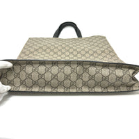GUCCI Tote Bag handbag bag GG GG Supreme Canvas 456217 beige mens Used Authentic