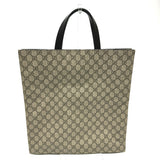 GUCCI Tote Bag handbag bag GG GG Supreme Canvas 456217 beige mens Used Authentic