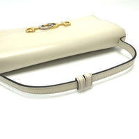 GUCCI Shoulder Bag Chain Zumi bag leather 572375 off white Women Used Authentic