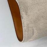 HERMES Tote Bag Shoulder Bag hippo 50 Toruash / Leather beige Women Used Authentic
