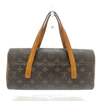 LOUIS VUITTON Handbag Bag Horizontal length Monogram Sonatine Monogram canvas M51902 Brown Women Used Authentic