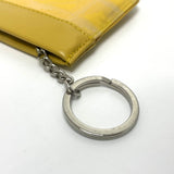 CHANEL Coin case With key ring CC COCO Mark New travel line Leather / PVC yellow Women Used Authentic
