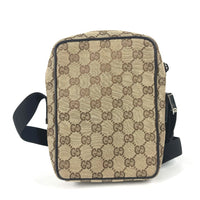 GUCCI Shoulder Bag Bag with pouch Crossbody Pochette GG Canvas / leather 018・1619 beige Women Used Authentic
