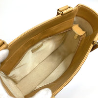 CHANEL Tote Bag Bag Semi-Shoulder Handbag Shoulder Bag CCCOCO Mark Chocolate bar Calfskin A17809 beige Women Used Authentic