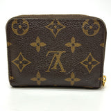 LOUIS VUITTON Coin case monogram holiday Zippy coin purse Monogram canvas M69745 Brown Women Used Authentic