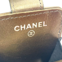 CHANEL Shoulder Bag Multi case mini Chain 06A Matelasse Paris New York leather A32475 Gold x Silver Metal Women Used Authentic