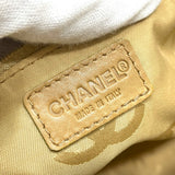 CHANEL Handbag Bag Vintage Tote Bag CC COCO Mark Wild stitch lambskin beige Women Used Authentic